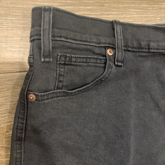 Signature Levi Strauss Heritage high rise black denim shorts sz 12 - Picture 4 of 11